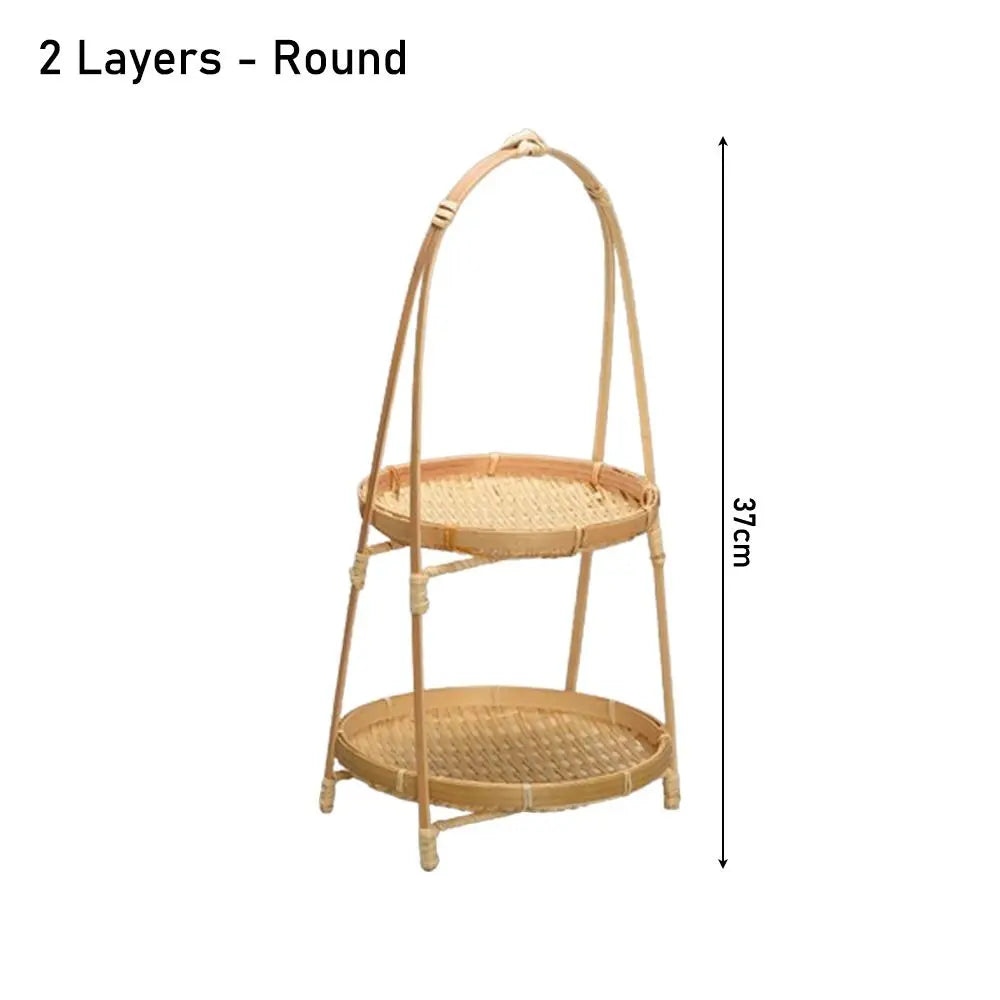 Multi-function Bamboo Woven Basket
