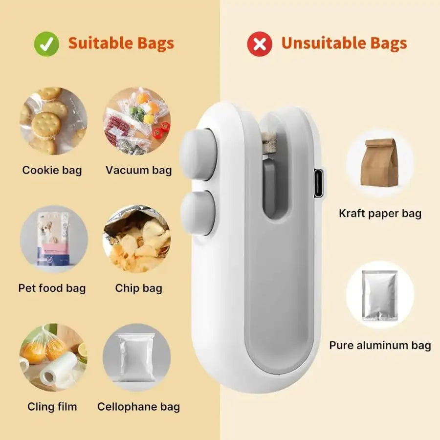 Mini Snack Bag Sealer