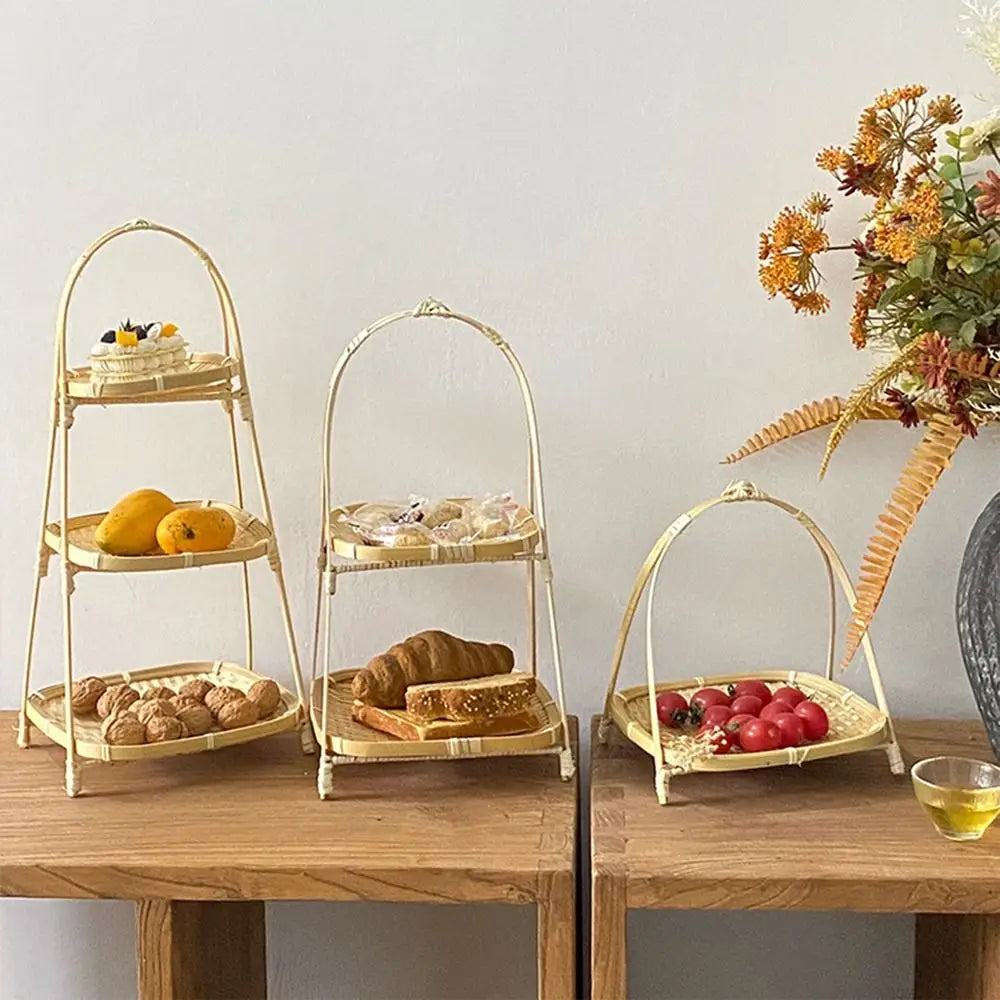 Multi-function Bamboo Woven Basket