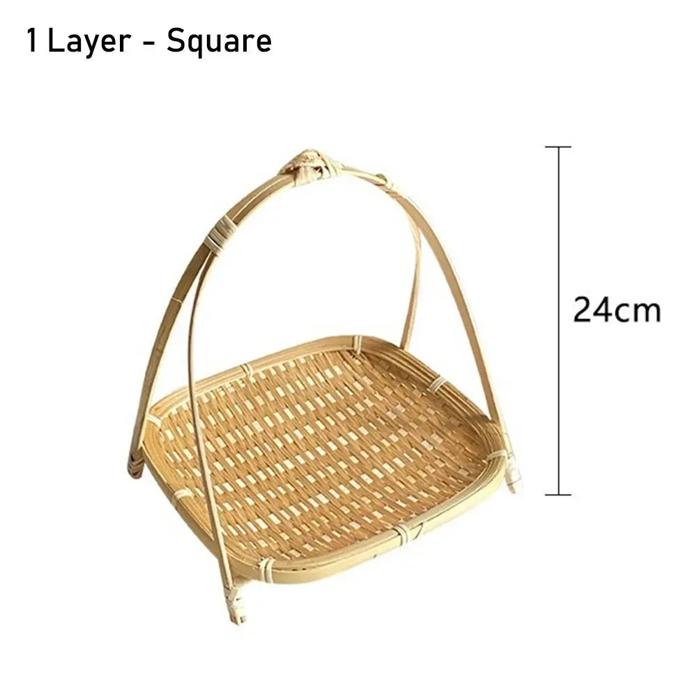Multi-function Bamboo Woven Basket