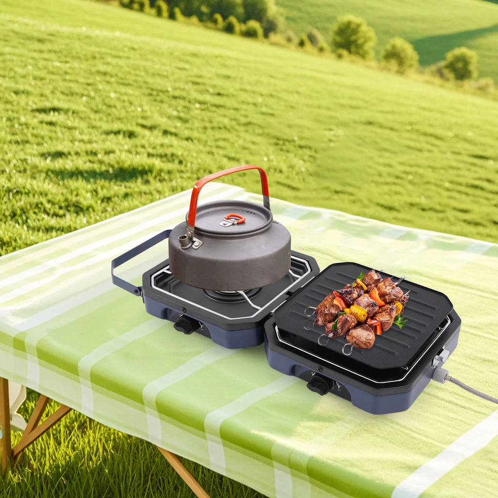 Portable Dual Burner Camp Stove