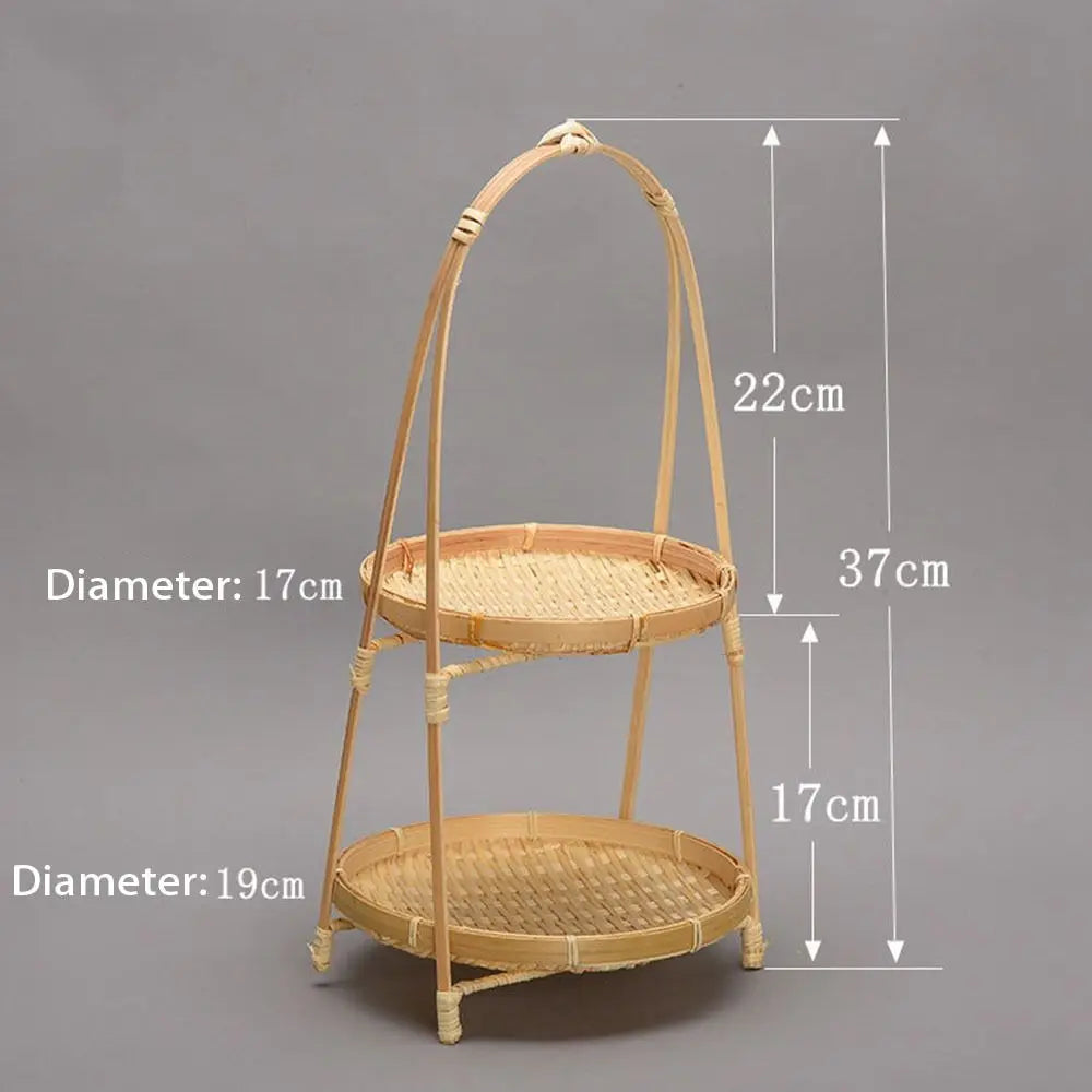 Multi-function Bamboo Woven Basket