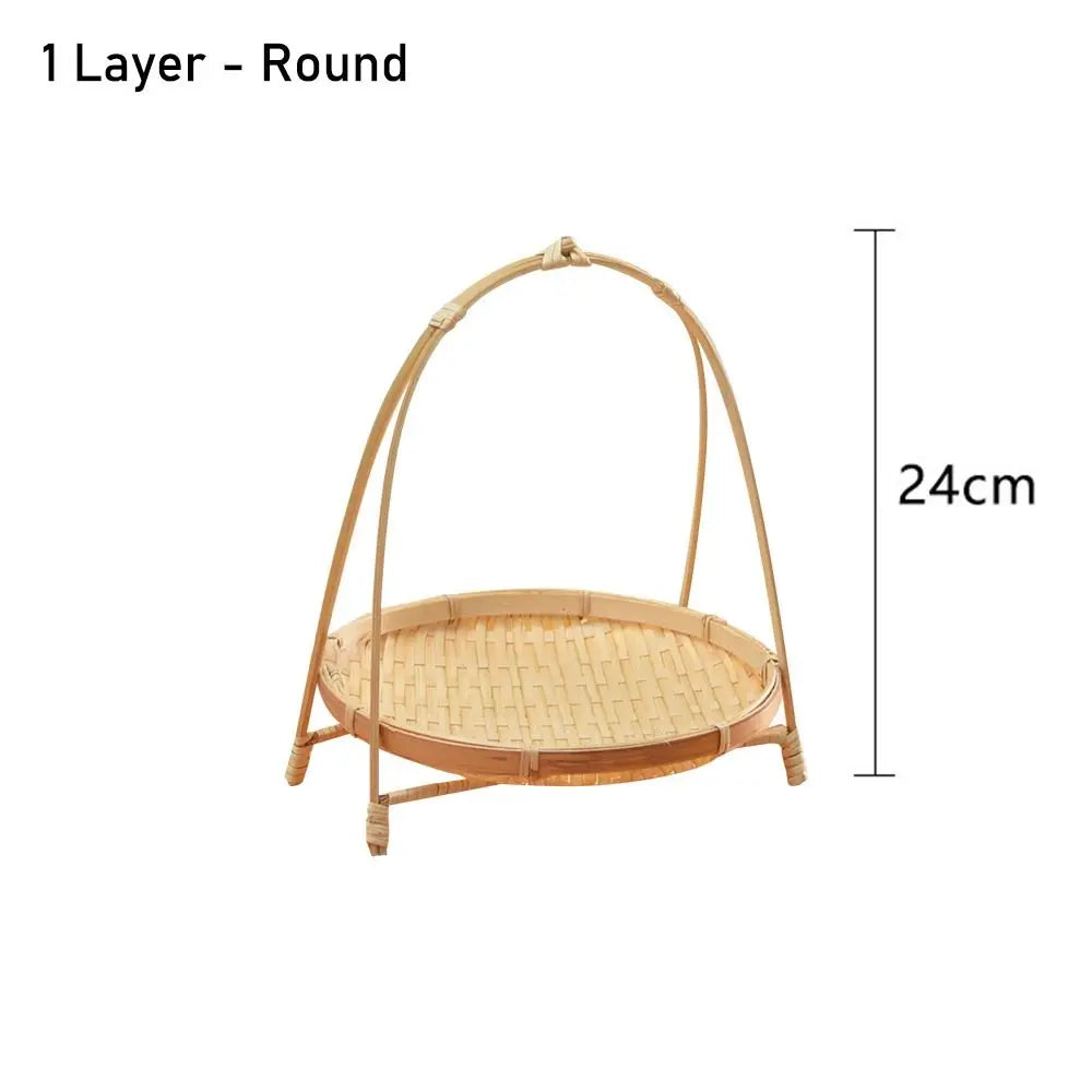 Multi-function Bamboo Woven Basket