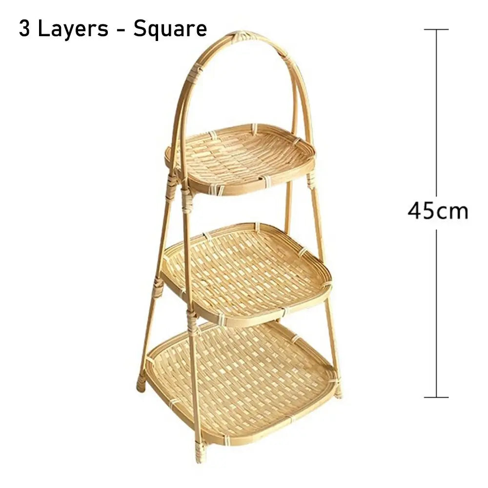 Multi-function Bamboo Woven Basket