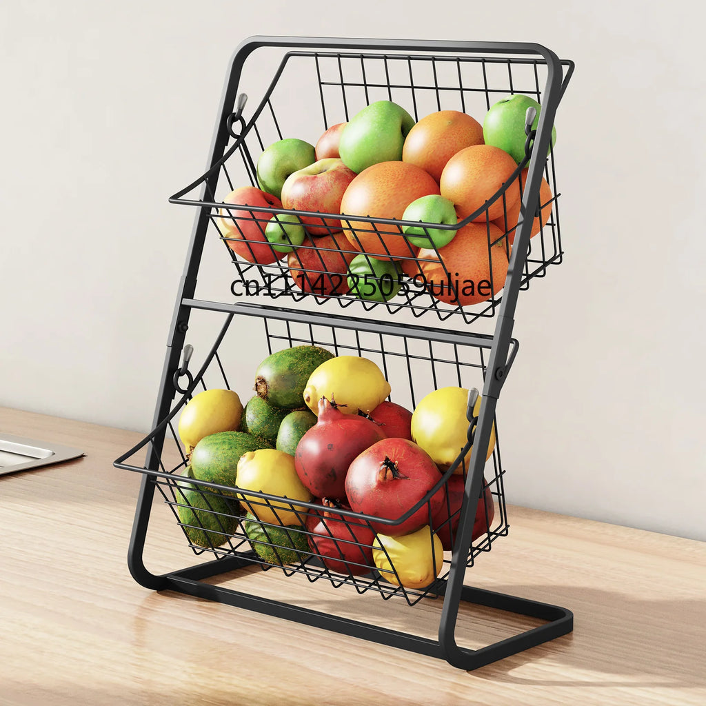 2-Tier Kitchen Fruit and Vegetable Storage Rack