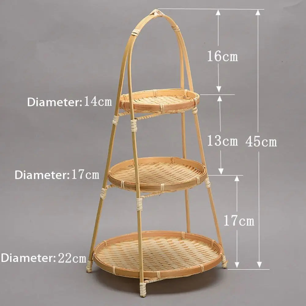 Multi-function Bamboo Woven Basket