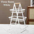 Iron Double Layer Storage Basket
