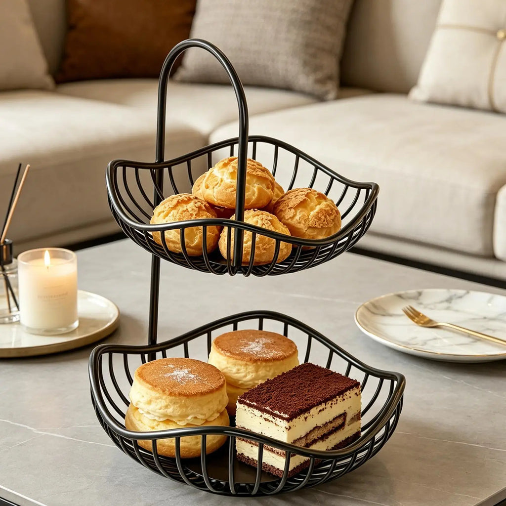 Two Tier Fruit Basket