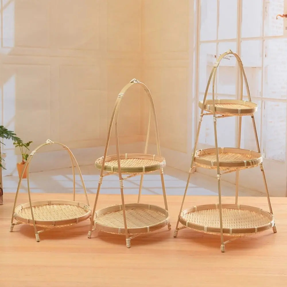 Multi-function Bamboo Woven Basket