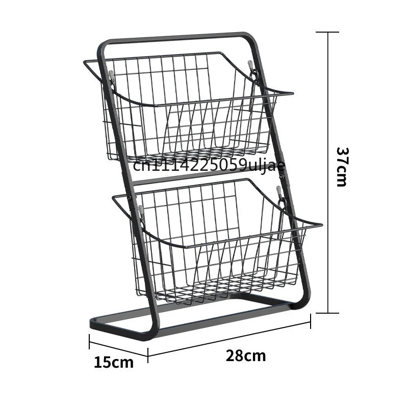 2-Tier Kitchen Fruit and Vegetable Storage Rack