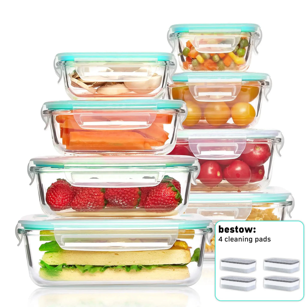 Airtight Glass Food Storage Containers