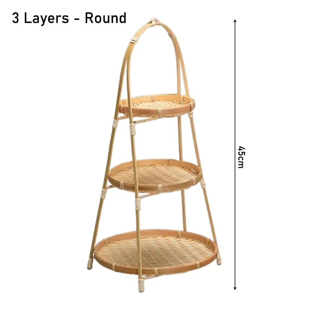 Multi-function Bamboo Woven Basket
