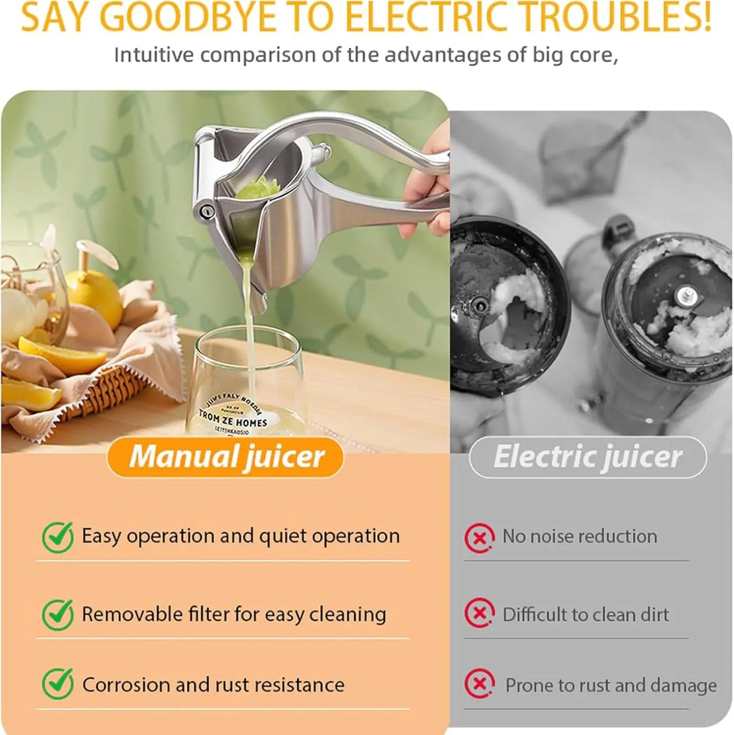 Hand Juicer Squeezer