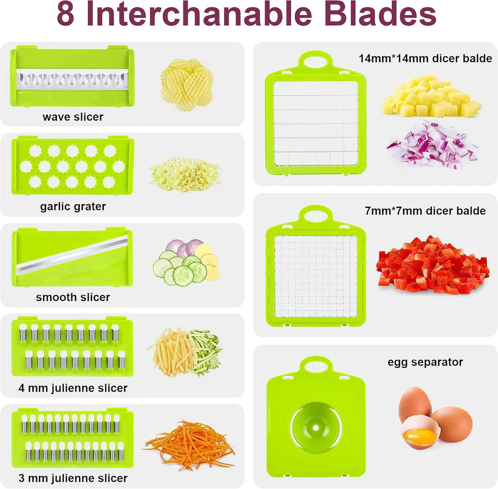12.5in Multifunctional Vegetable Chopper