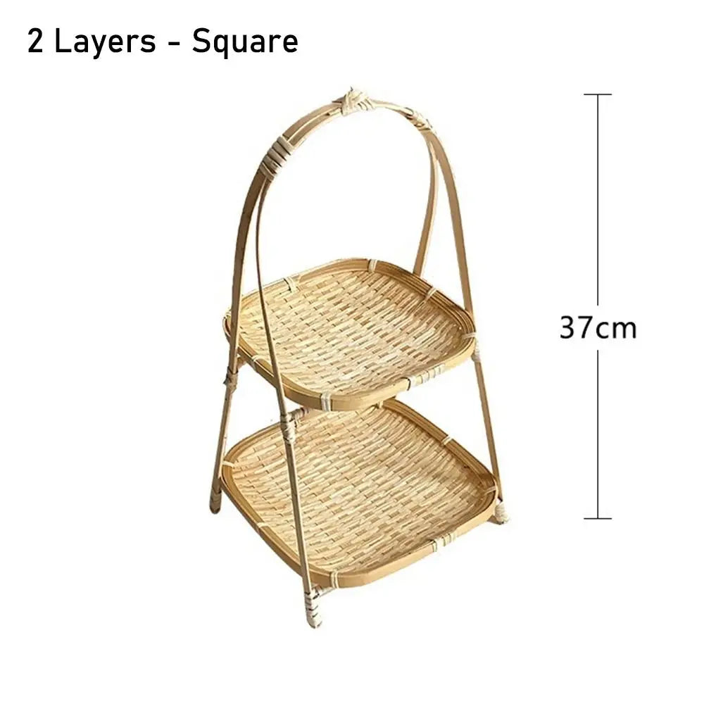 Multi-function Bamboo Woven Basket